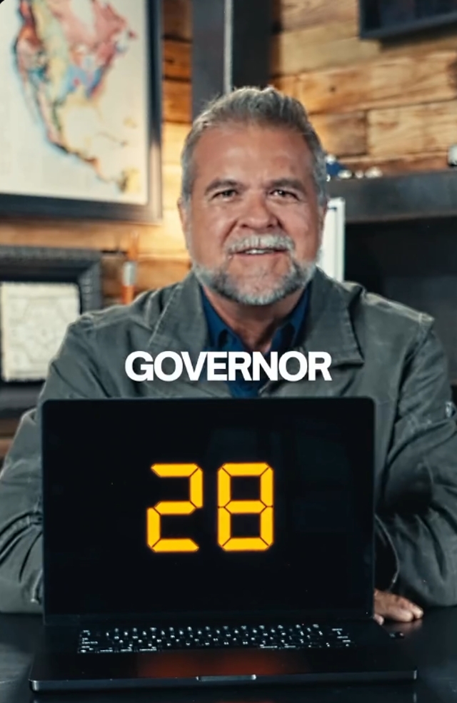 Victor Marx urges voters to support an outsider for governor